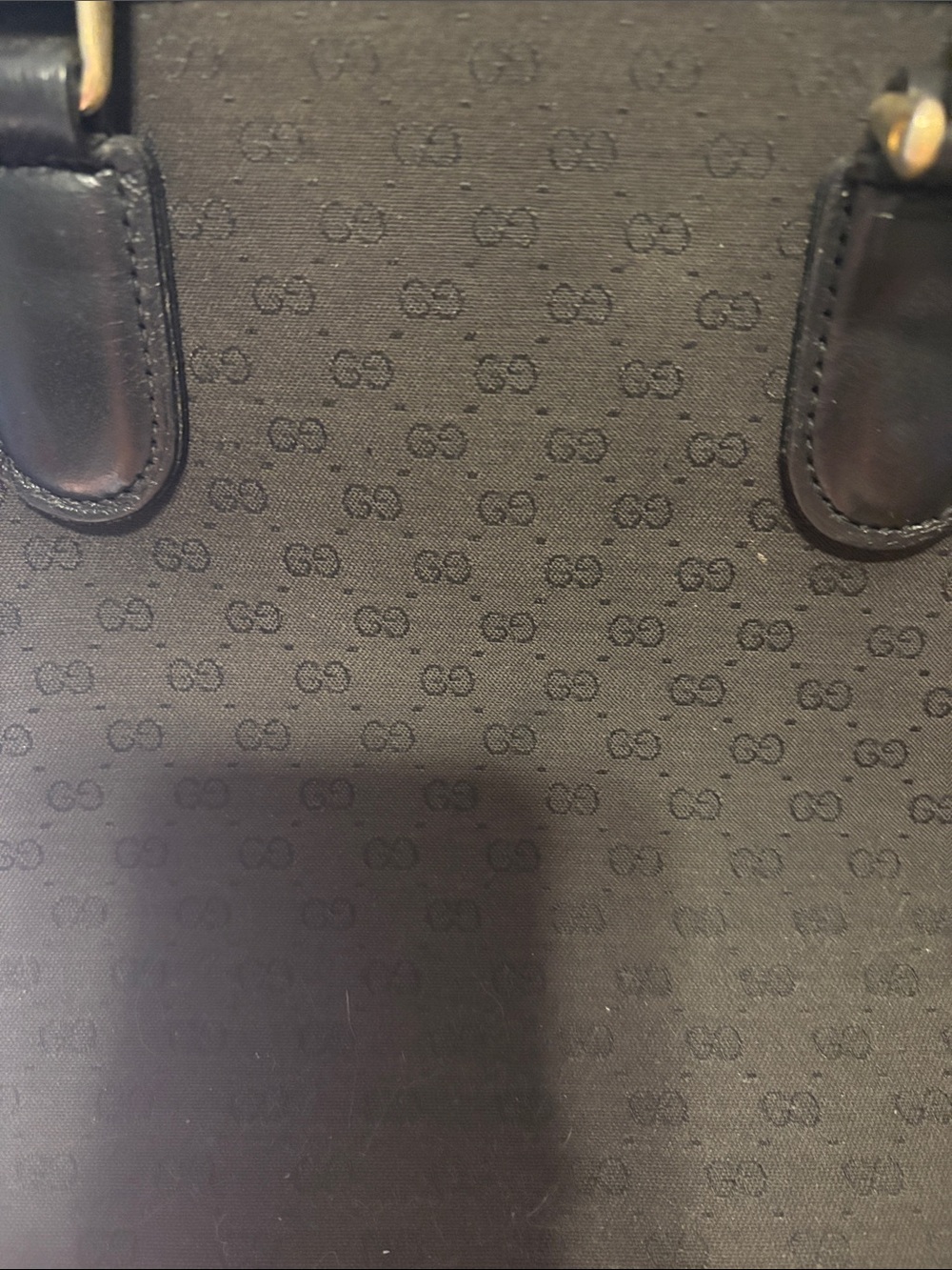 Gucci Black Monogram Canvas vintage purse - Picture 2 of 10